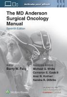 MD Anderson Surgical Oncology Manual: Print plus eBook with Multimedia 7th edition