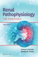 Renal Pathophysiology: The Essentials 6th edition