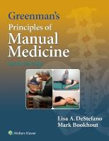 Greenman's Principles of Manual Medicine 6th edition