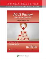 ACLS Review Made Incredibly Easy Fourth, International Edition