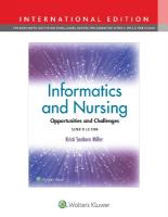 Informatics and Nursing: Opportunities and Challenges Seventh, International Edition