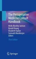 Perioperative Medicine Consult Handbook Third Edition 2020