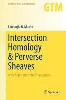 Intersection Homology & Perverse Sheaves: with Applications to Singularities 2019 ed.