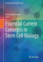 Essential Current Concepts in Stem Cell Biology 1st ed. 2020