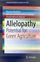 Allelopathy: Potential for Green Agriculture 2020 ed.