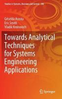 Towards Analytical Techniques for Systems Engineering Applications 2020 ed.
