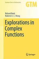 Explorations in Complex Functions 2020 ed.