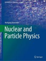 Nuclear and Particle Physics 1st ed. 2022
