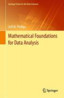 Mathematical Foundations for Data Analysis 2021 ed.