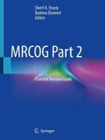 MRCOG Part 2: Essential Revision Guide 1st ed. 2022