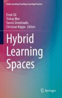 Hybrid Learning Spaces 2022 ed.