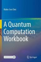 Quantum Computation Workbook 1st ed. 2022