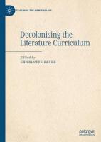 Decolonising the Literature Curriculum 2022 ed.