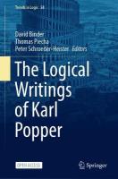 Logical Writings of Karl Popper 1st ed. 2022