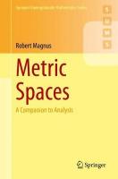 Metric Spaces: A Companion to Analysis 1st ed. 2022