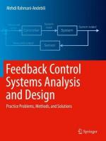 Feedback Control Systems Analysis and Design: Practice Problems, Methods, and Solutions 2022 ed.