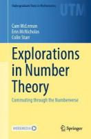 Explorations in Number Theory: Commuting through the Numberverse 2022 ed.