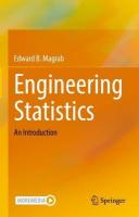 Engineering Statistics: An Introduction 2022 ed.