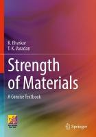 Strength of Materials: A Concise Textbook 2023 ed.