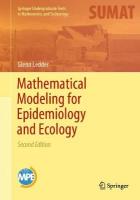 Mathematical Modeling for Epidemiology and Ecology Second Edition 2023