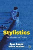 Stylistics: Text, Cognition and Corpora 1st ed. 2023