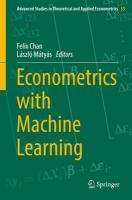Econometrics with Machine Learning 2022 ed.