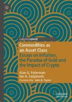 Commodities as an Asset Class: Essays on Inflation, the Paradox of Gold and the Impact of Crypto 1st ed. 2022