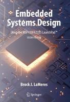 Embedded Systems Design using the MSP430FR2355 LaunchPad Second Edition 2023