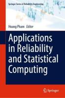 Applications in Reliability and Statistical Computing 2023 ed.