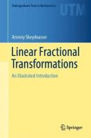 Linear Fractional Transformations: An Illustrated Introduction 2023 ed.