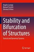 Stability and Bifurcation of Structures: Statical and Dynamical Systems 2023 ed.