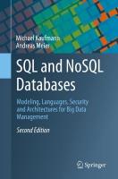 SQL and NoSQL Databases: Modeling, Languages, Security and Architectures for Big Data Management 2nd ed. 2023