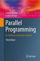 Parallel Programming: for Multicore and Cluster Systems 3rd ed. 2023