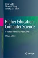 Higher Education Computer Science: A Manual of Practical Approaches Second Edition 2023