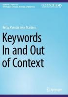 Keywords In and Out of Context 2023 ed.