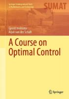 Course on Optimal Control 2023 ed.