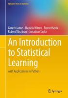 Introduction to Statistical Learning: with Applications in Python 2023 ed.