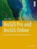 ArcGIS Pro and ArcGIS Online: Applications in Water and Environmental Sciences 2023 ed.