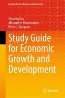 Study Guide for Economic Growth and Development 2024 ed.