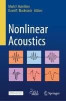 Nonlinear Acoustics Third Edition 2024