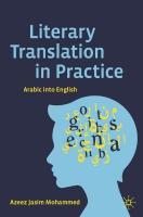 Literary Translation in Practice: Arabic into English 2024 ed.