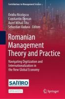 Romanian Management Theory and Practice: Navigating Digitization and Internationalization in the New Global Economy 2025 ed.