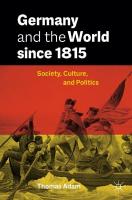 Germany and the World since 1815: Society, Culture, and Politics 2024 ed.