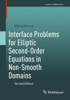 Interface Problems for Elliptic Second-Order Equations in Non-Smooth Domains Second Edition 2024