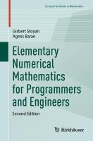 Elementary Numerical Mathematics for Programmers and Engineers Second Edition 2024