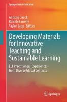 Developing Materials for Innovative Teaching and Sustainable Learning: ELT Practitioners Experiences from Diverse Global Contexts 2024 ed.