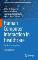 Human Computer Interaction in Healthcare: The Role of Cognition Second Edition 2024