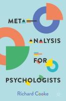 Meta-Analysis for Psychologists 2024 ed.