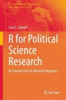 R for Political Science Research: An Introduction for Absolute Beginners 2024 ed.