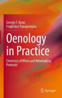 Oenology in Practice: Chemistry of Wines and Winemaking Protocols